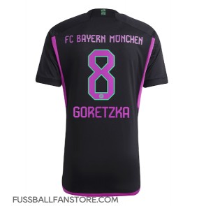 Bayern Munich Leon Goretzka #8 Replik Auswärtstrikot 2023-24 Kurzarm